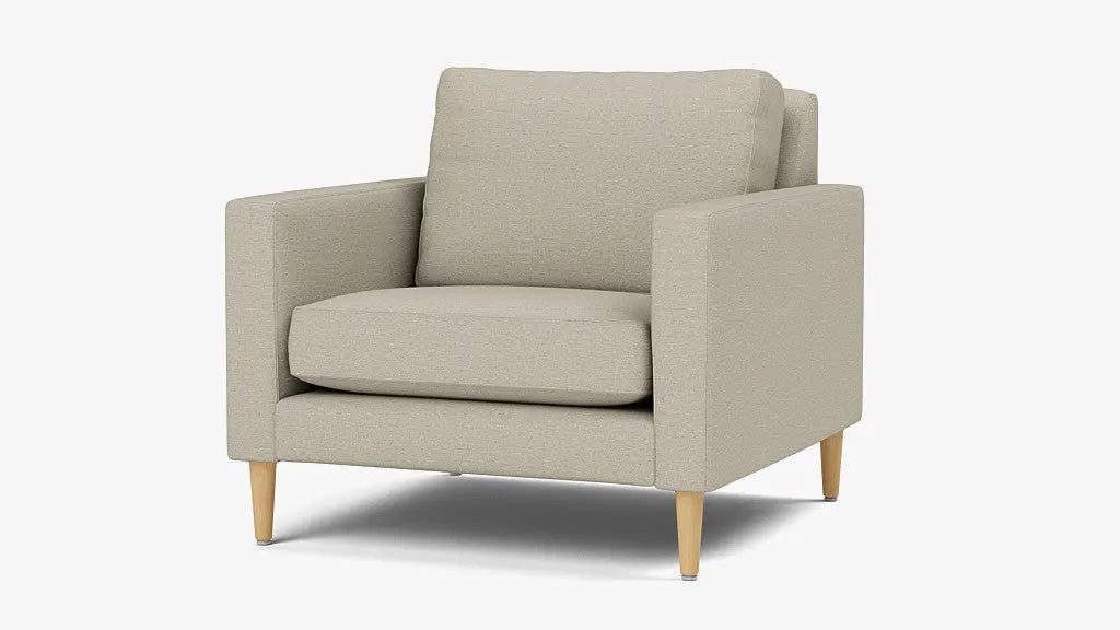 Sleek Wide Lounge Chair